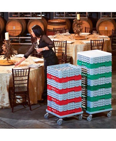 Cambro - CDR2020-151 / Carro de transporte Camdollie con asa para cestas de lavado - (54 x 54 x 20 cm)