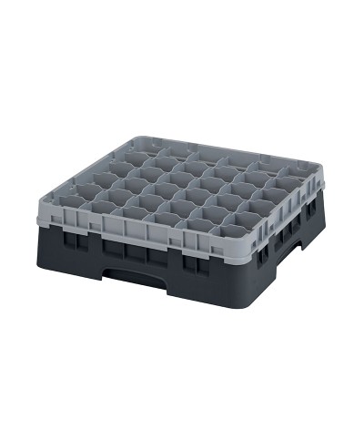 Cambro - 36S418-110 / Cesta de lavado (50 x 50 cm) copas y vasos con 36 comp. 1 alt. - dia. máx. 7,2 cm alt. máx. 11,8 cm