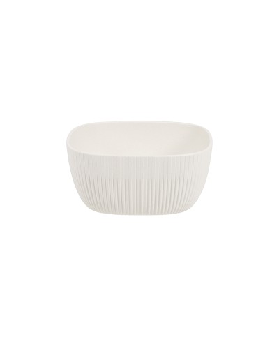 Adrier - CC-0006-WHT / Bol cuadrado 1,7L - 18,5 x 18,5 x 8,3 cm