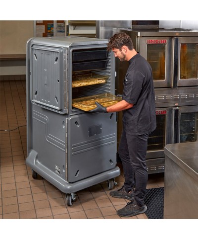 Cambro - PCU2000PP-615 / Carro Isotérmico Pro Cart Ultra sistema Neutro/Neutro para 20 recipientes GN 1/1 - 100mm