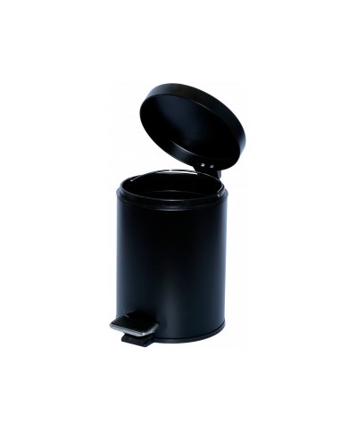 Probbax - SO-6005-MBLA / Papelera de pedal - 20,3 cm Ø x 28,4 cm alto - 5 L