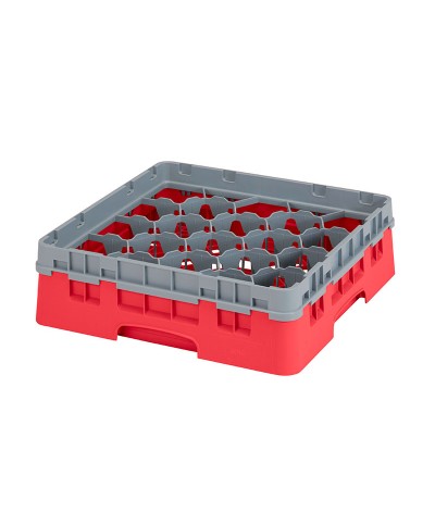 Cambro - 20S318-163 / Cesta de lavado (50 x 50 cm) para copas y vasos con 20 comp. 1 alt. - dia. máx. 9,84 cm alt. máx. 9,4 cm