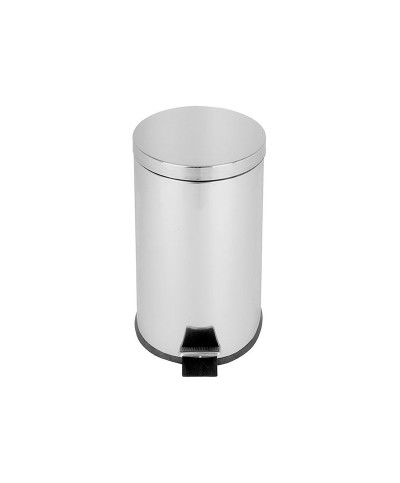 Probbax - SO-6020-MSSTL / Papelera de pedal - 29,2 cm Ø x 44,5 cm alto - 20 L