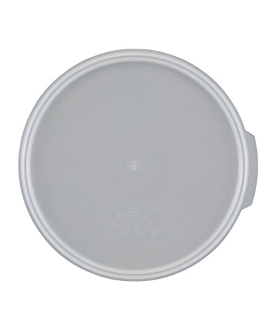 Cambro - RFS6SCPP-190 / Tapa con junta para recipientes redondos policarbonato de 5,7 l. y 7,6 l. - (25,2 cm de Ø)