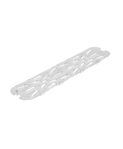 Cambro - 20LPCWD-135 / Fondo perforado de policarbonato GN 1/2 largo - (16,2 x 53 cm)