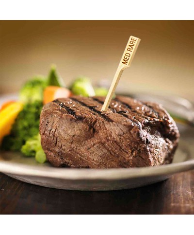 Palillo marcador de carne "Al punto" - 9 cm - paq. 100 Uds.