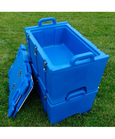 Cambro - 100MPCHL-186 / Contenedor Isotérmico (GN) con apertura superior y tapa con bisagra - Serie 100 - (45 x 68 x 39,5 cm)