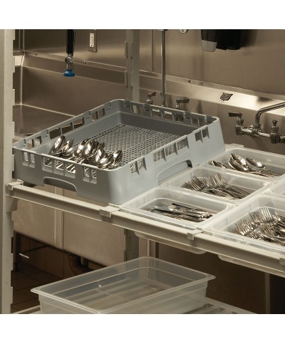 Cambro - FR258-151 / Cesta de lavado (50 x 50) con fondo especial para cubiertos - (altura 10,1 cm)
