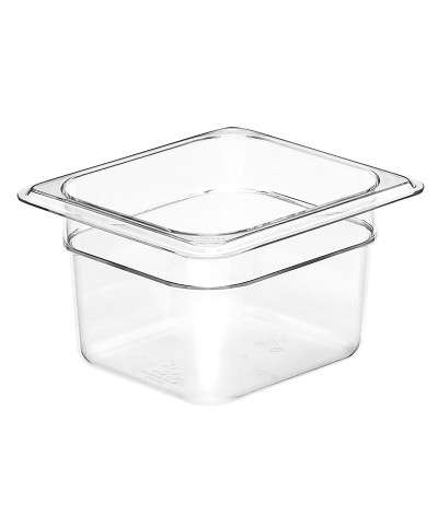 Cambro - 64CW-135 / Recipiente de policarbonato GN 1/6 - (16,2 x 17,6 x 10 cm) - (1,5 litros)