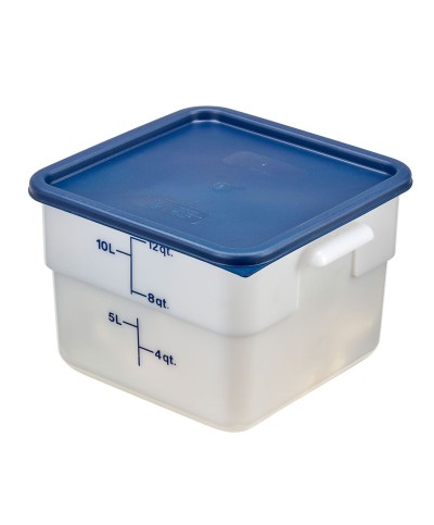 Cambro - 12SFSP-148 / Recipiente cuadrado de polietileno - (25,6 x 31 x 21 cm) - (11,4 litros)