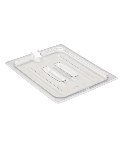 Cambro - 20CWCHN-135 / Tapa con muesca y asa de policarbonato GN 1/2 - (26,5 x 32,5 cm)