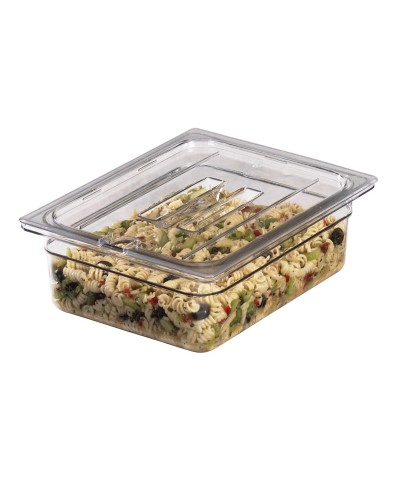 Cambro - 20CWCHN-135 / Tapa con muesca y asa de policarbonato GN 1/2 - (26,5 x 32,5 cm)