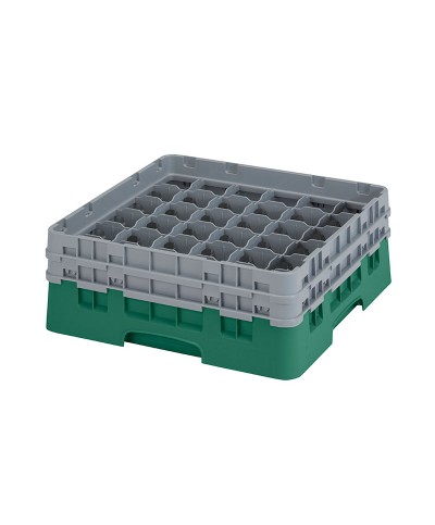 Cambro - 36S434-119 / Cesta de lavado (50 x 50 cm) copas y vasos con 36 comp. 2 alt. - dia. máx. 7,2 cm alt. máx. 13,5 cm