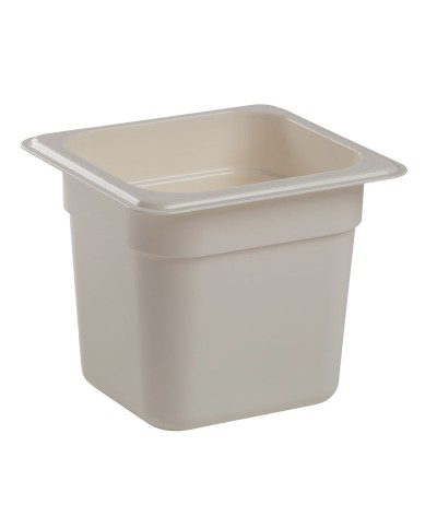 Cambro - 66CW-148 / Recipiente de policarbonato GN 1/6 - (16,2 x 17,6 x 15 cm) - (2,2 litros)