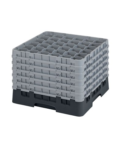 Cambro - 36S1214-110 / Cesta de lavado (50 x 50 cm) copas y vasos con 36 comp. 6 alt. - dia. máx. 7,2 cm alt. máx. 32,3 cm
