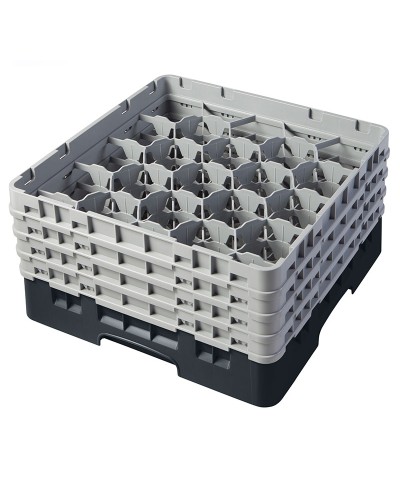 Cambro - 20S800-110 / Cesta de lavado (50 x 50 cm) para copas y vasos con 20 comp. 4 alt. - dia. máx. 9,84 cm alt. máx. 21,7 cm