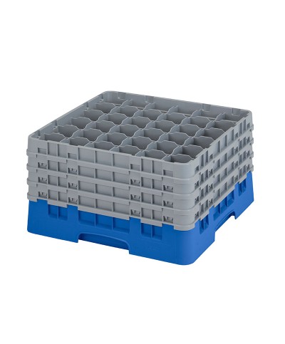 Cambro - 36S900-168 / Cesta de lavado (50 x 50 cm) copas y vasos con 36 comp. 4 alt. - dia. máx. 7,2 cm alt. máx. 24,1 cm