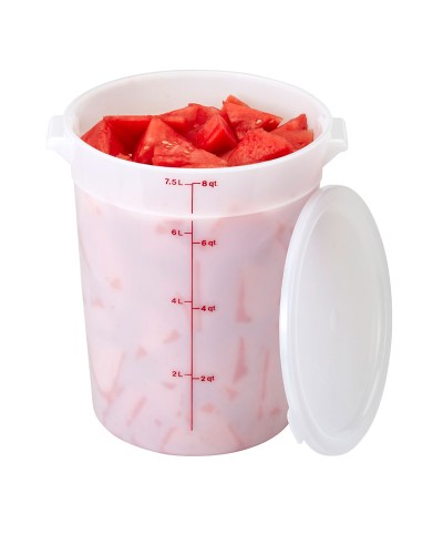 Cambro - RFS8-148 / Recipiente redondo de polietileno - (25,2 cm de Ø) - (profundidad: 27,6 cm) - (7,6 litros)