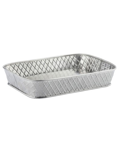 Bandeja rectangular - 24,1 x 16,5 x 3,8 cm