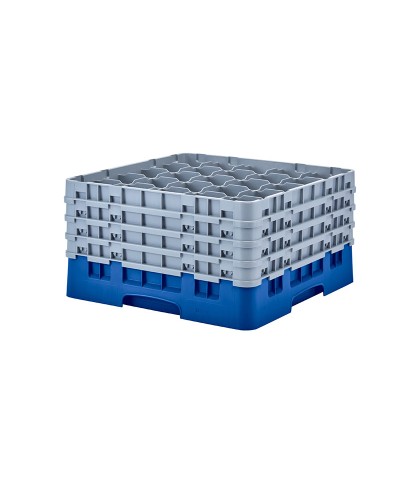 Cambro - 25S900-168 / Cesta de lavado (50 x 50 cm) copas y vasos con 25 comp. 4 alt.- dia. máx. 8,7 cm alt. máx. 24,1 cm