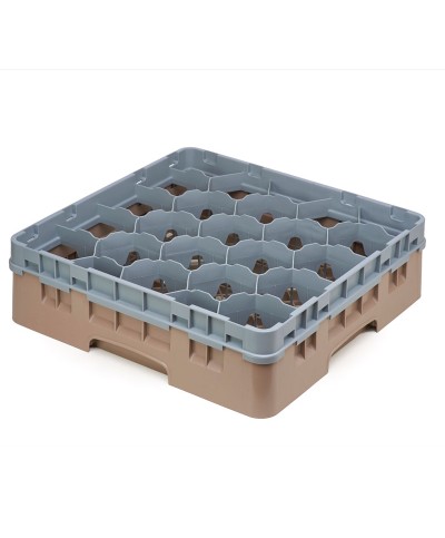 Cambro - 20S418-184 / Cesta de lavado (50 x 50 cm) para copas y vasos con 20 comp. 1 alt. - dia. máx. 9,84 cm alt. máx. 11,8 cm