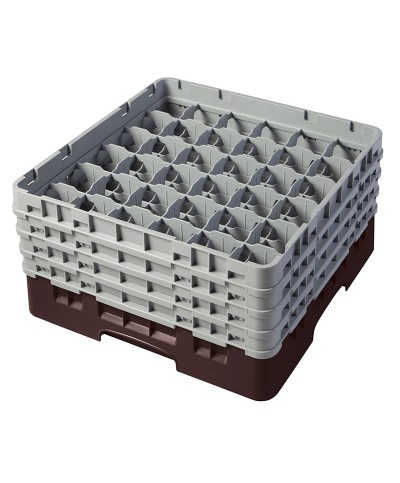 Cambro - 36S800-167 / Cesta de lavado (50 x 50 cm) copas y vasos con 36 comp. 4 alt. - dia. máx. 7,2 cm alt. máx. 21,7 cm