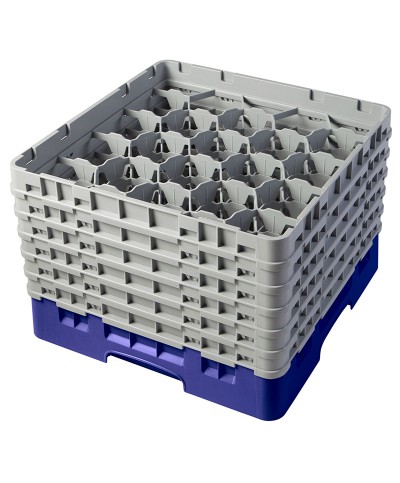 Cambro - 20S1214-186 / Cesta de lavado (50 x 50 cm) copas y vasos con 20 comp. 6 alt. - dia. máx. 9,84 cm alt. máx. 32,3 cm