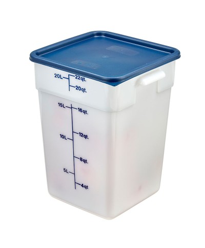 Cambro - 22SFSP-148 / Recipiente cuadrado de polietileno - (25,6 x 31 x 40 cm) - (20,8 litros)