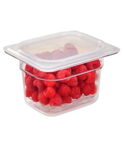 Cambro - 80PPCWSC-190 / Tapa hermética de polipropileno para cubetas GN 1/8 - (16,2 x 13,2 cm)