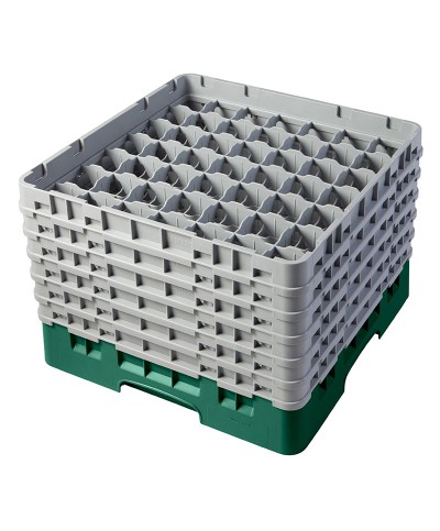 Cambro - 49S1114-119 / Cesta de lavado (50 x 50 cm) copas y vasos con 49 comp. 6 alt. - dia. máx. 6 cm alt. máx. 29,9 cm