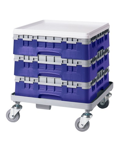 Cambro - 16S318-186 / Cesta de lavado (50 x 50 cm) para copas y vasos con 16 comp. 1 alt. - dia. máx. 10,9 cm alt. máx. 9,4 cm
