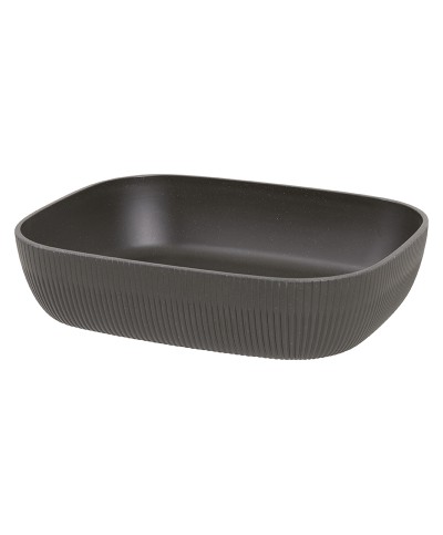 Adrier - CC-0122-BLK / Bol rectangular 4,4L GN 1/2 x 7,5 cm prof.