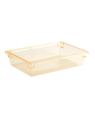 Cambro - 18266CW-464 / Caja de PC para almacenamiento en color de seguridad alimentaria (Amarillo) - (66x46x15 cm) - 33,1 L
