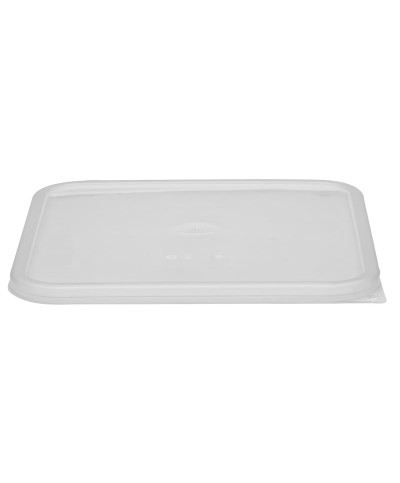 Cambro - SFC12SCPP-190 / Tapa con junta para recipientes cuadrados PC de 11,4 l., 17,2 l. y 20,8 l. - (25,6 x 31 cm)