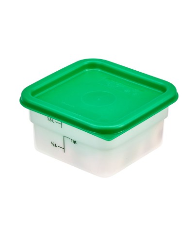 Cambro - SFC2-452 / Tapa para recipientes cuadrados de 1,9 l. y 3,8 l. - (18,5 x 18,5 cm)