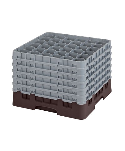 Cambro - 36S1214-167 / Cesta de lavado (50 x 50 cm) copas y vasos con 36 comp. 6 alt. - dia. máx. 7,2 cm alt. máx. 32,3 cm