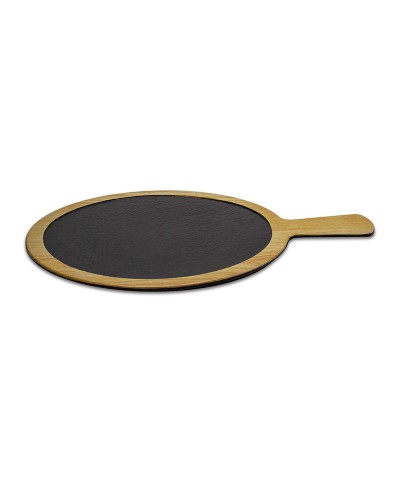 Adrier - TTSP14-WS / Colección TOFU&KALE - Tabla redonda redonda c/asa - Ø 28 cm