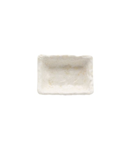 Adrier - RCTSP97-MWH / Colección TERRAL - Platillo mini rectangular - 9 x 7 x 2,5 cm