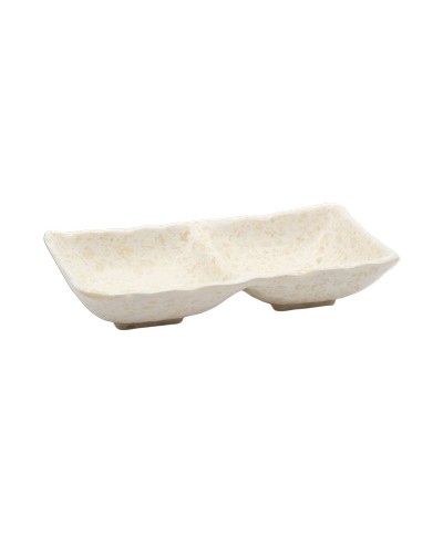 Adrier - SRCTB17085-MWH / Colección TERRAL - Bol rectangular con doble compartimento - 17 x 8,5 x 3,5 cm