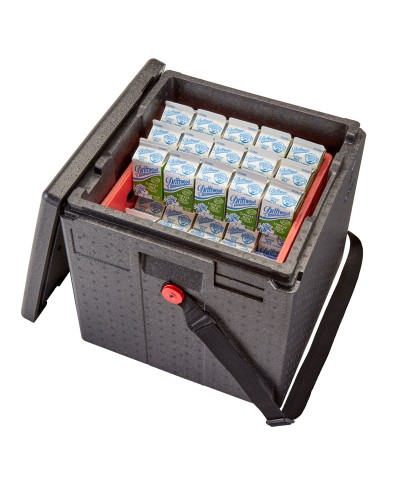 Cambro - EPPMBWSTSW-110 / Contenedor Isotérmico EPP formato especial envases tipo Brick - 41x41x40,4 cm (ext.)