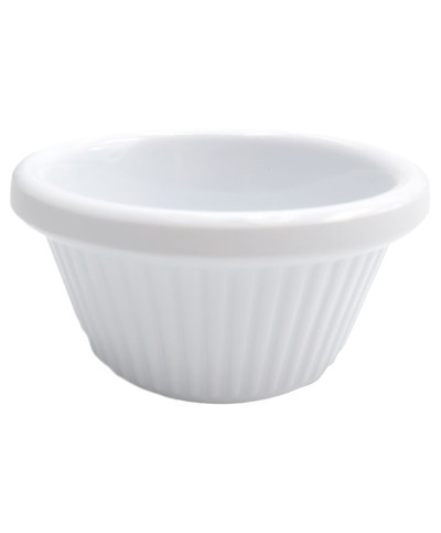 Adrier - MRF3-WH / Colección RAMEKINES - Ramekin acanalado 90 ml - 8 x 8 x 4 cm