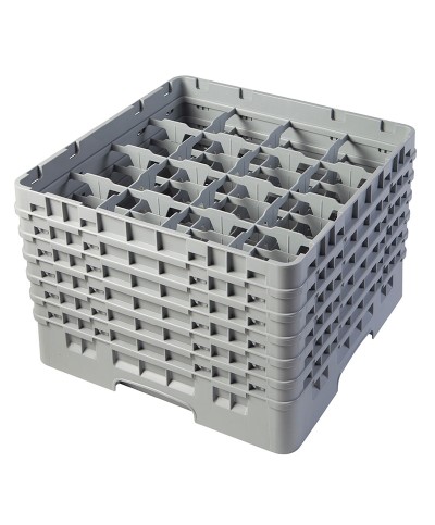 Cambro - 16S1114-151 / Cesta lavado (50 x 50 cm) para copas y vasos con 16 comp. 6 alt. - dia. máx. 10,9 cm alt. máx. 29,9 cm