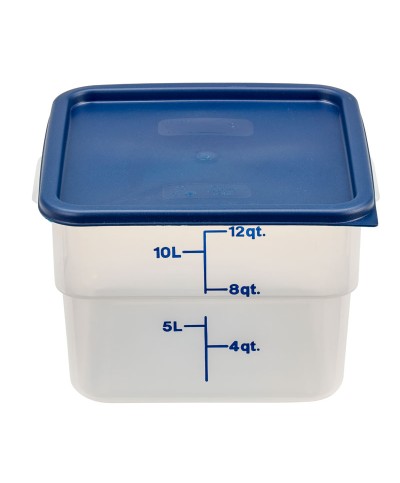 Cambro - 12SFSPP-190 / Recipiente cuadrado de polipropileno - (25,6 x 31 x 21 cm) - (11,4 litros)