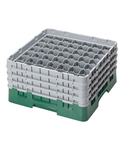 Cambro - 49S800-119 / Cesta de lavado (50 x 50 cm) copas y vasos con 49 comp. 4 alt. - dia. máx. 6 cm alt. máx. 21,7 cm