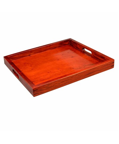 Bandeja Room Service de madera ecológica - 53 x 53 cm