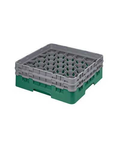 Cambro - 30S434-119 / Cesta de lavado (50 x 50 cm) copas y vasos con 30 comp. 2 alt. - dia. máx. 7,84 cm alt. máx. 13,5 cm
