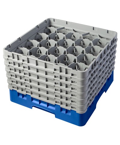 Cambro - 20S1114-168 / Cesta de lavado (50 x 50 cm) copas y vasos con 20 comp. 6 alt. - dia. máx. 9,84 cm alt. máx. 29,9 cm