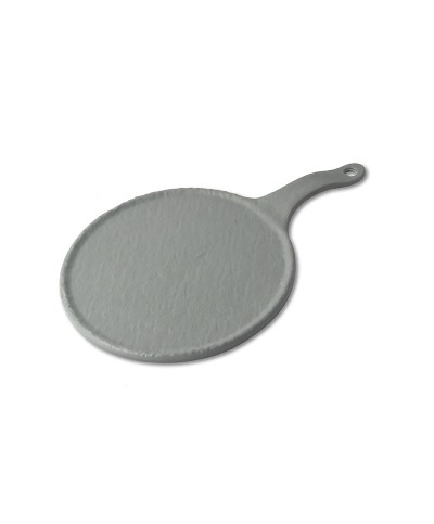Adrier - RNDPH2030-GRY / Colección TERRAL - Tabla redonda pequeña - 20 cm Ø (+10 cm de asa)