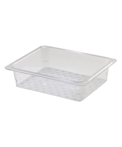 Cambro - 23CLRCW-135 / Recipiente colador de policarbonato GN 1/2 - (26,5 x 32,5 x 7,6 cm)