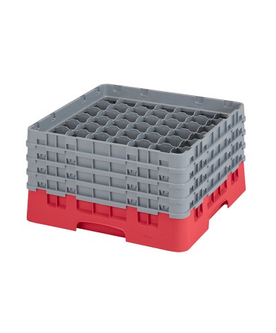 Cambro - 49S800-163 / Cesta de lavado (50 x 50 cm) copas y vasos con 49 comp. 4 alt. - dia. máx. 6 cm alt. máx. 21,7 cm